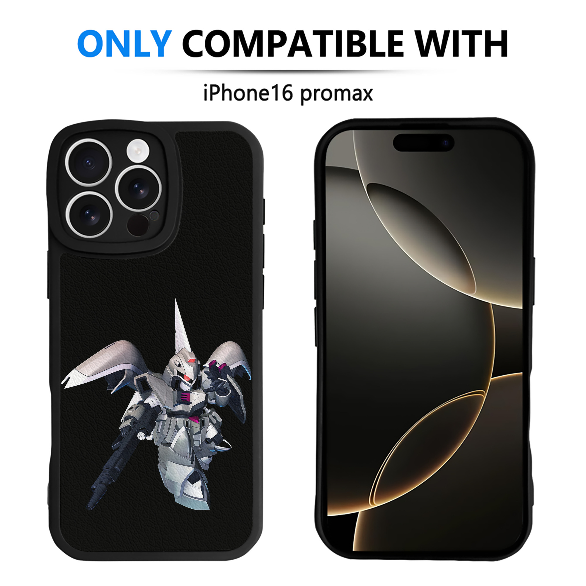 （画像用） 機動戦士ガンダム Mobile Suit Gundam 【iPhone 16シリーズ対応】シリコンスマホケース（レザー調） 材質：シリコン